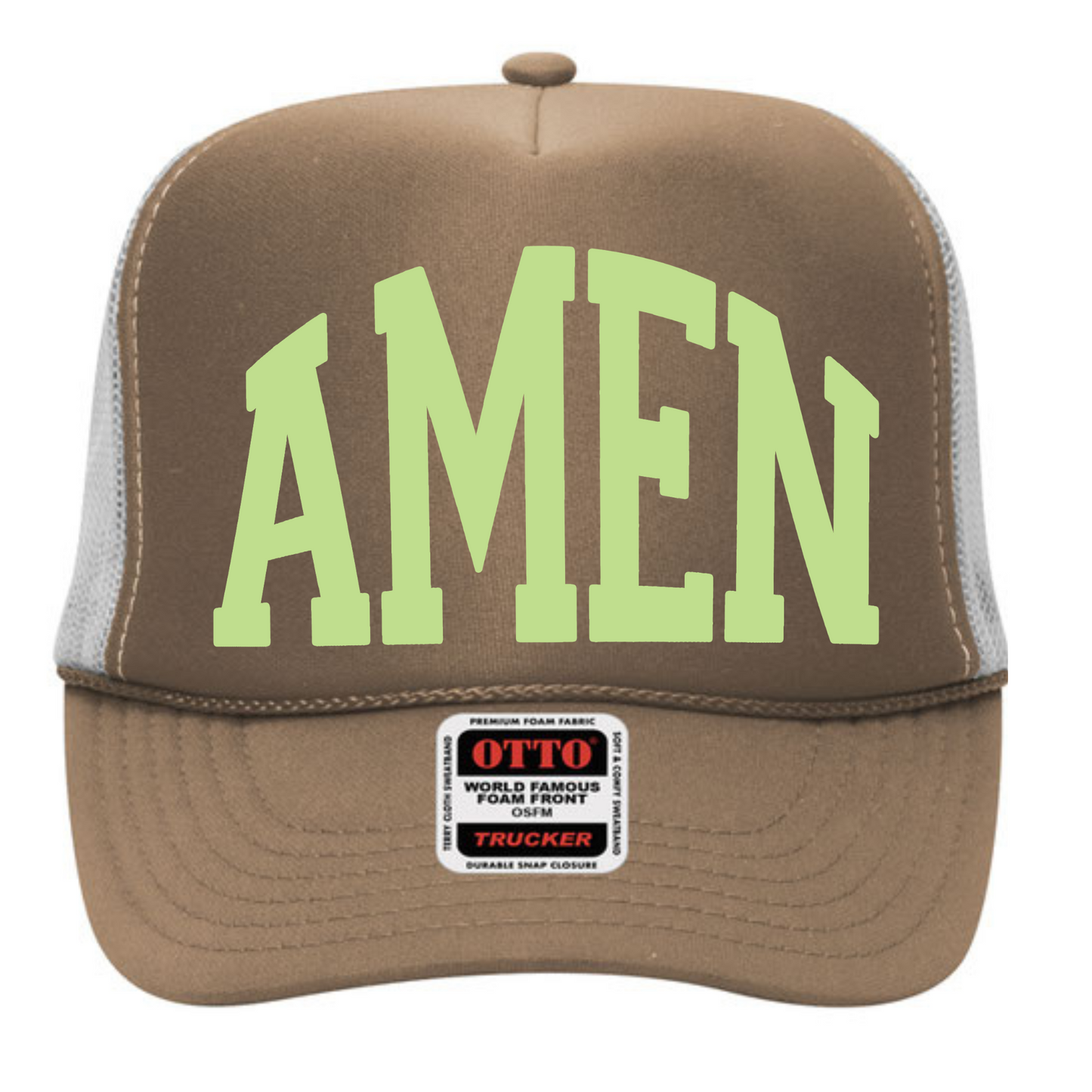 Can I Get an Amen? | Adult Trucker Hat-Hats-Sister Shirts-Sister Shirts, Cute & Custom Tees for Mama & Littles in Trussville, Alabama.