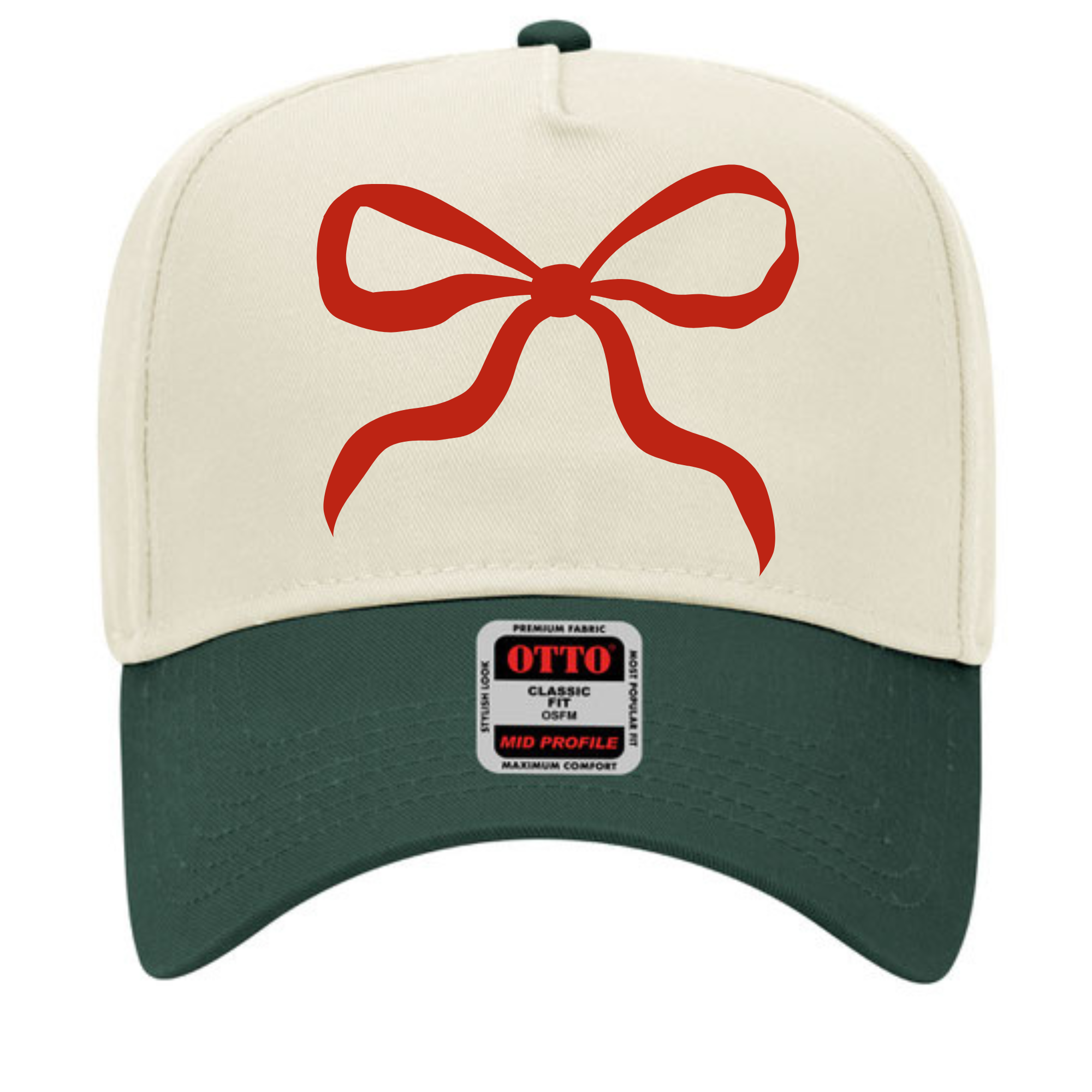 Red Bow Hat-Women - Accessories - Hats-Sister Shirts-Sister Shirts, Cute & Custom Tees for Mama & Littles in Trussville, Alabama.