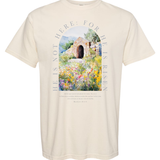 He is Risen Garden Tomb | Garment Dyed Adult Tee | RTS-Womens - Tops - Tees-Sister Shirts-Sister Shirts, Cute & Custom Tees for Mama & Littles in Trussville, Alabama.