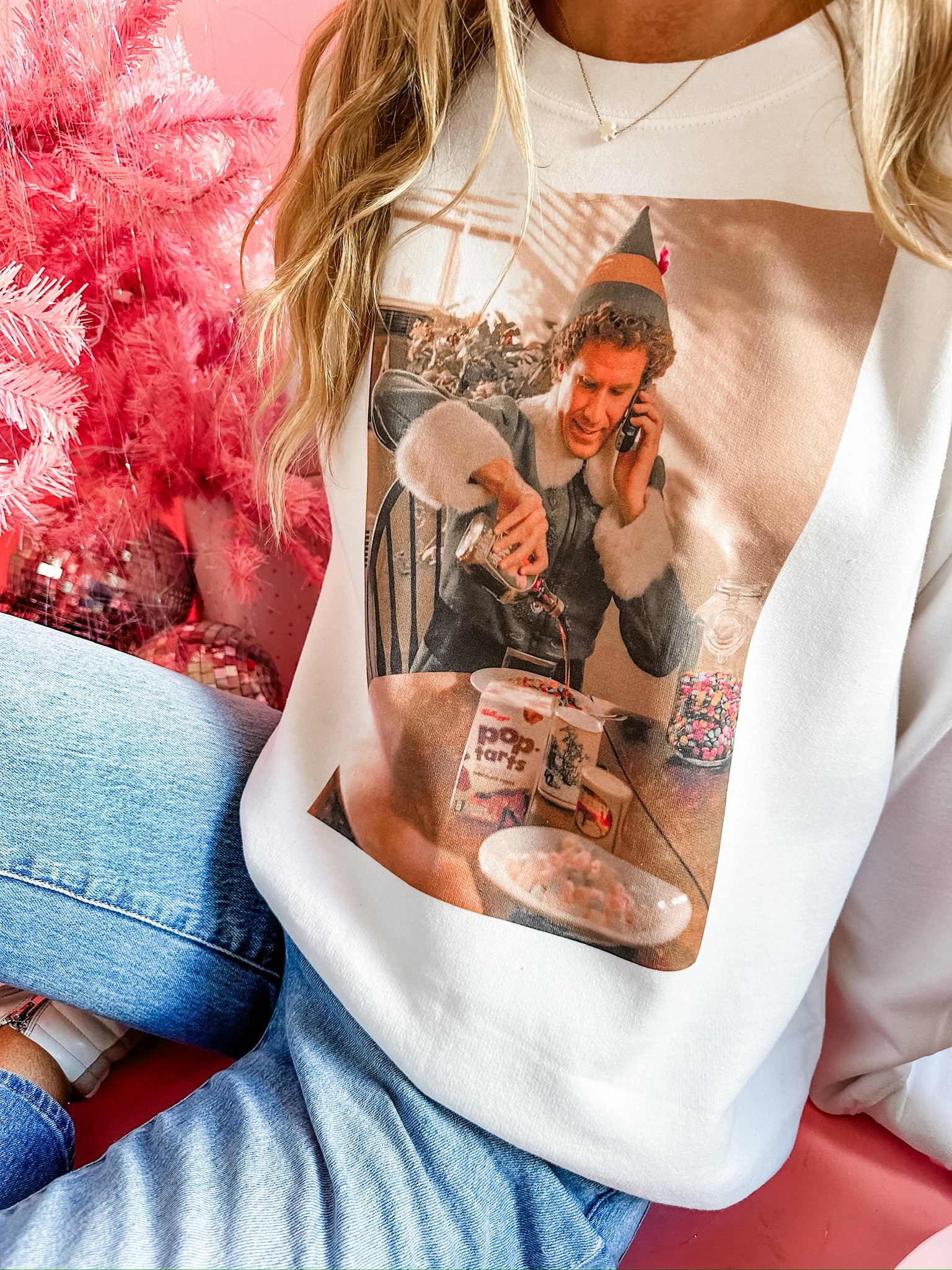 Breakfast Of Champions | Adult Crewneck-Sister Shirts-Sister Shirts, Cute & Custom Tees for Mama & Littles in Trussville, Alabama.