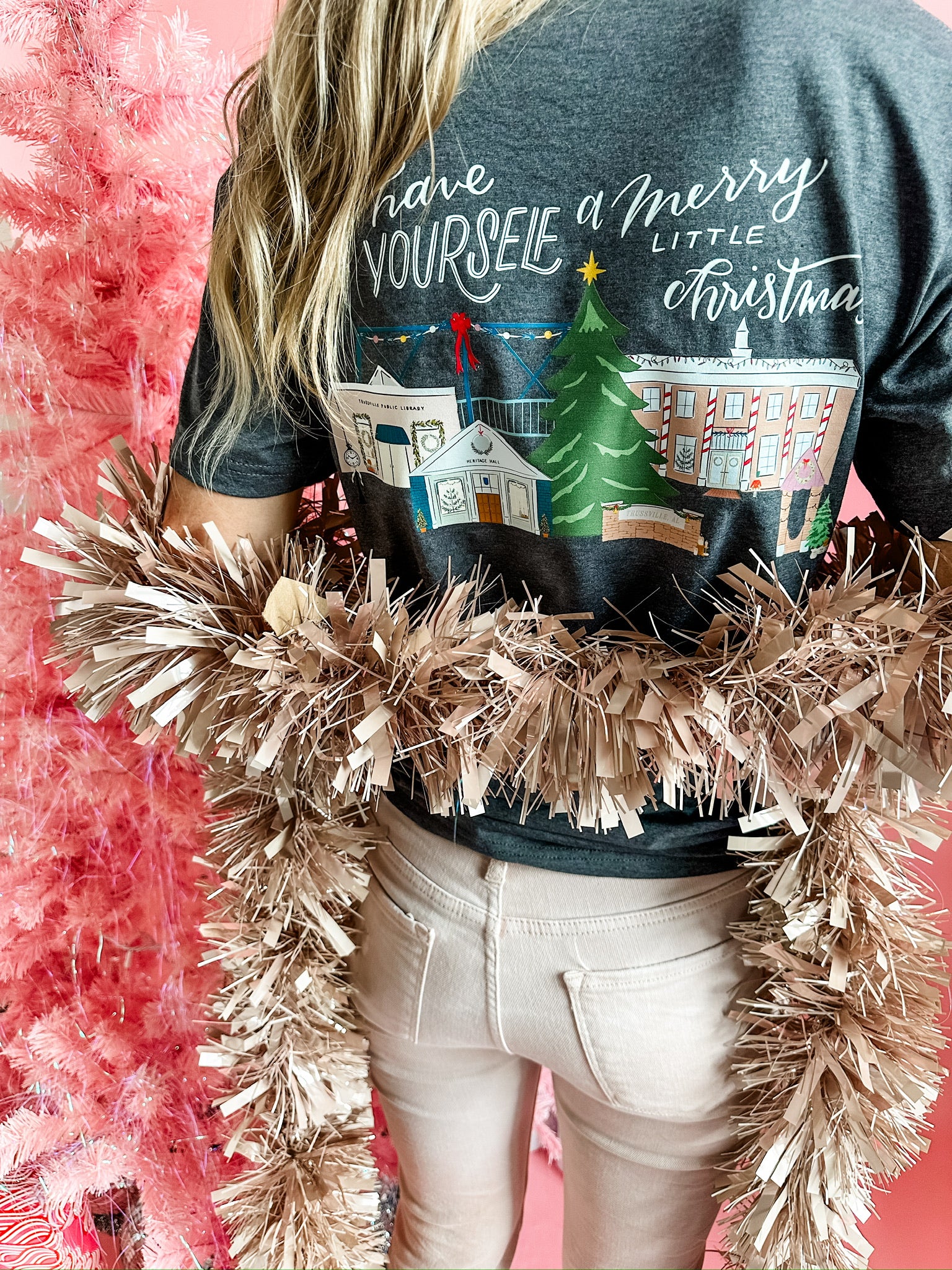 Small Town Christmas | Adult Tee-Adult Tee-Sister Shirts-Sister Shirts, Cute & Custom Tees for Mama & Littles in Trussville, Alabama.