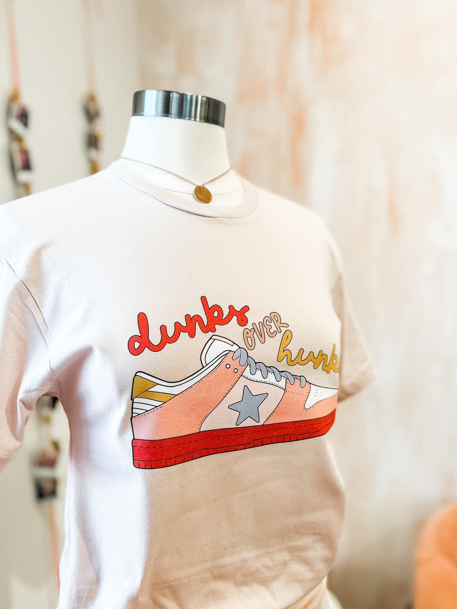 Dunks Over Hunks | Adult Tee | RTS-Adult Tee-Sister Shirts-Sister Shirts, Cute & Custom Tees for Mama & Littles in Trussville, Alabama.