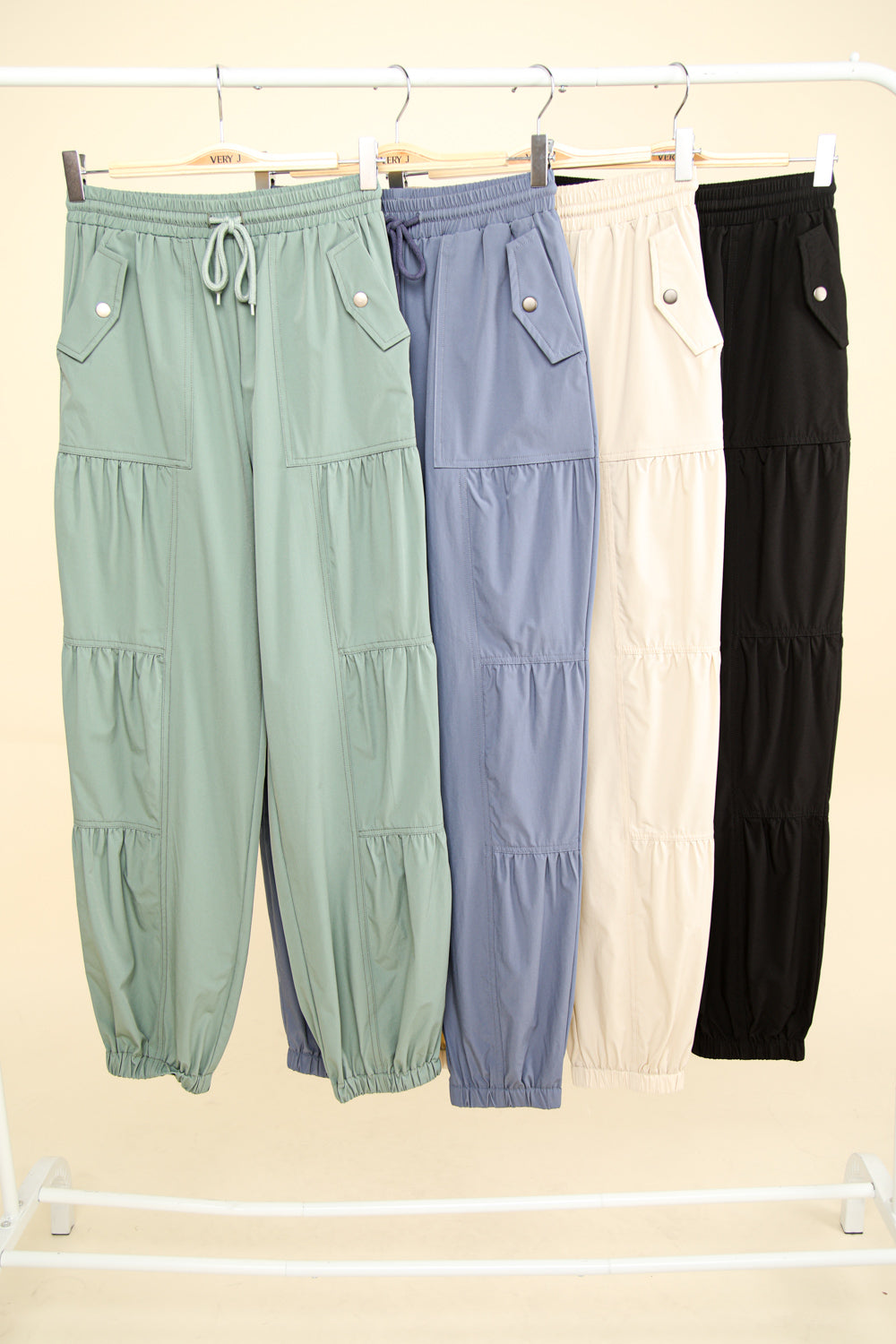 Ruched Jogger Pants | Sage-Very J-Sister Shirts, Cute & Custom Tees for Mama & Littles in Trussville, Alabama.