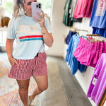 USA All Day | Mom Crop Tee | RTS-Womens - Tops - Tees-Sister Shirts-Sister Shirts, Cute & Custom Tees for Mama & Littles in Trussville, Alabama.