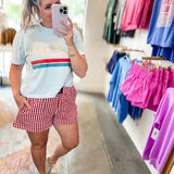 USA All Day | Mom Crop Tee | RTS-Womens - Tops - Tees-Sister Shirts-Sister Shirts, Cute & Custom Tees for Mama & Littles in Trussville, Alabama.