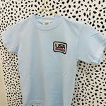 USA Patches l Youth Tee l RTS-Sister Shirts-Sister Shirts, Cute & Custom Tees for Mama & Littles in Trussville, Alabama.