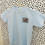 USA Patches l Youth Tee l RTS-Sister Shirts-Sister Shirts, Cute & Custom Tees for Mama & Littles in Trussville, Alabama.