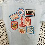 USA Patches l Youth Tee l RTS-Sister Shirts-Sister Shirts, Cute & Custom Tees for Mama & Littles in Trussville, Alabama.