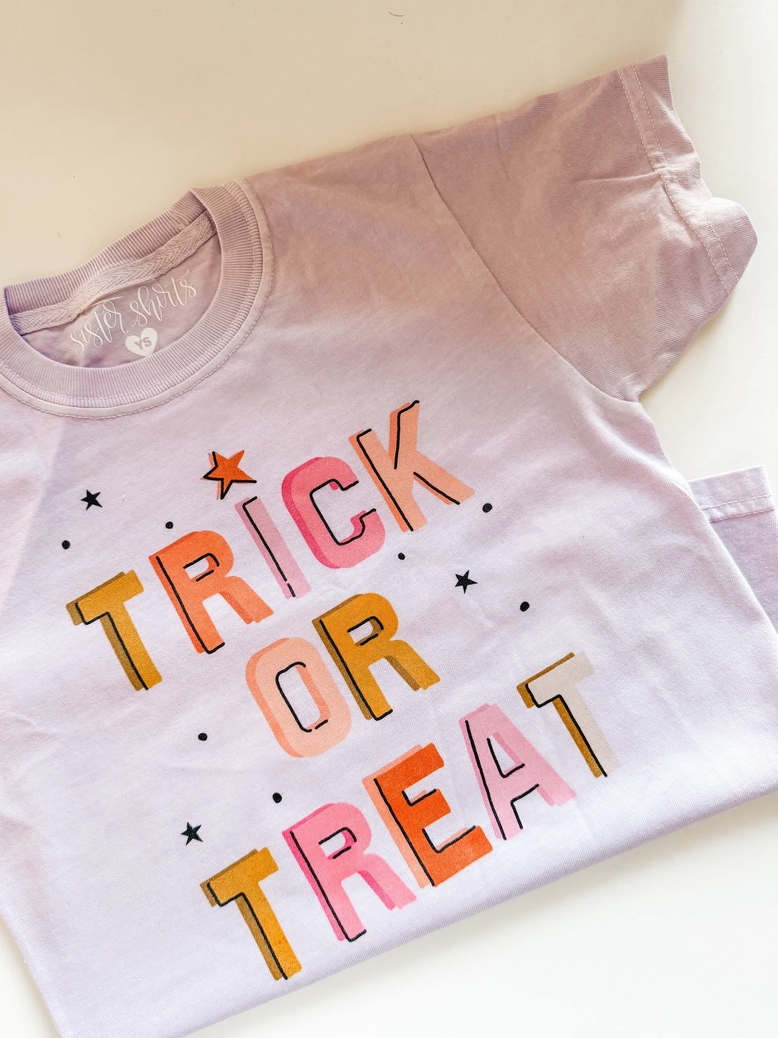 Trick or Treat Multi | Garment Dyed Kids Tee-Youth - Tops - Tees-Sister Shirts-Sister Shirts, Cute & Custom Tees for Mama & Littles in Trussville, Alabama.