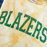 Blazers Foil | Kids Tie Dye Tee-Youth - Tops - Tees-Sister Shirts-Sister Shirts, Cute & Custom Tees for Mama & Littles in Trussville, Alabama.