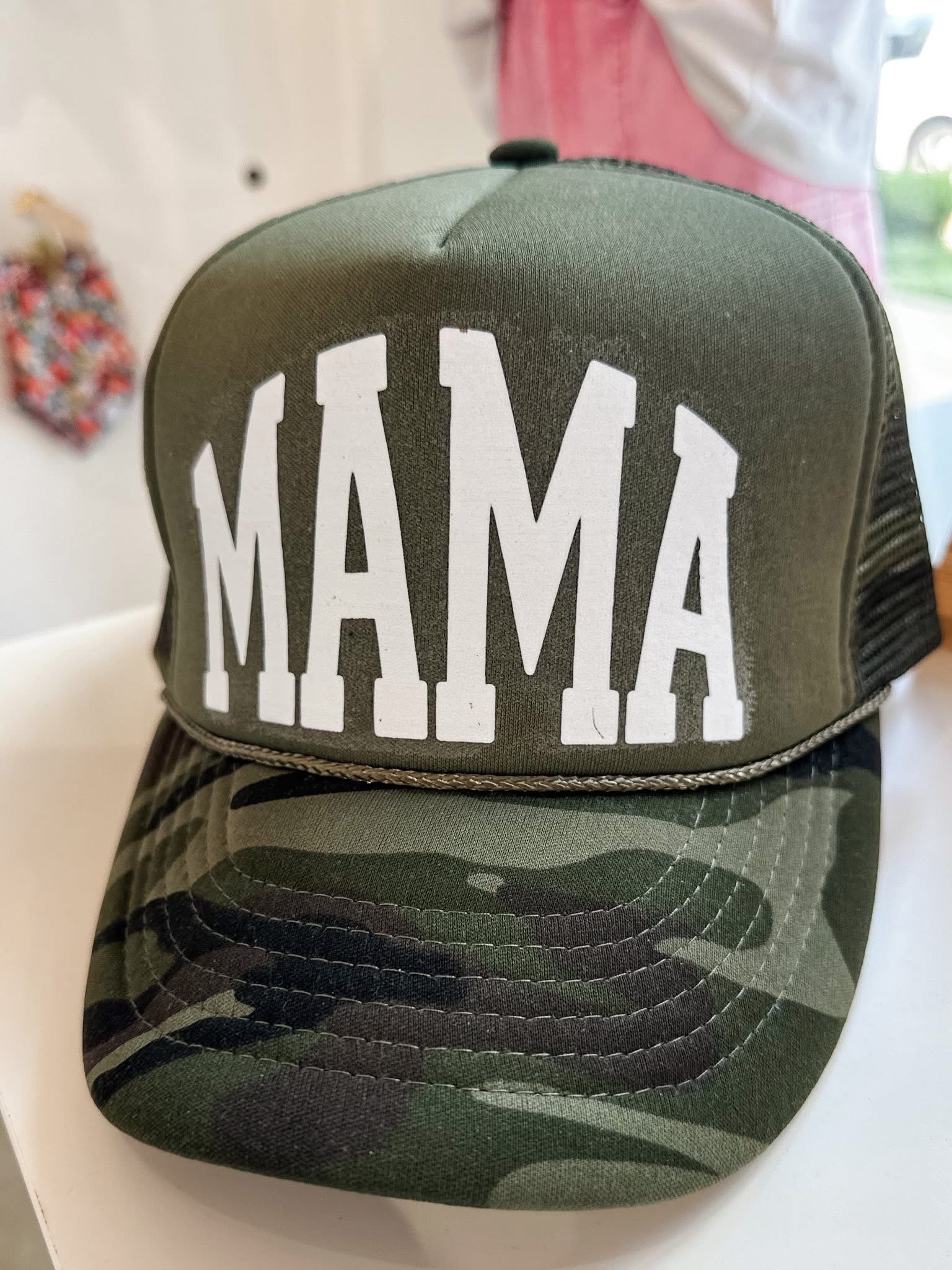 Mama | Adult Trucker Hat-Women - Accessories - Hats-Sister Shirts-Sister Shirts, Cute & Custom Tees for Mama & Littles in Trussville, Alabama.