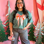 Watercolor Bow | Relaxed Crew Tee | RTS-Sister Shirts-Sister Shirts, Cute & Custom Tees for Mama & Littles in Trussville, Alabama.