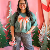 Watercolor Bow | Relaxed Crew Tee | RTS-Sister Shirts-Sister Shirts, Cute & Custom Tees for Mama & Littles in Trussville, Alabama.