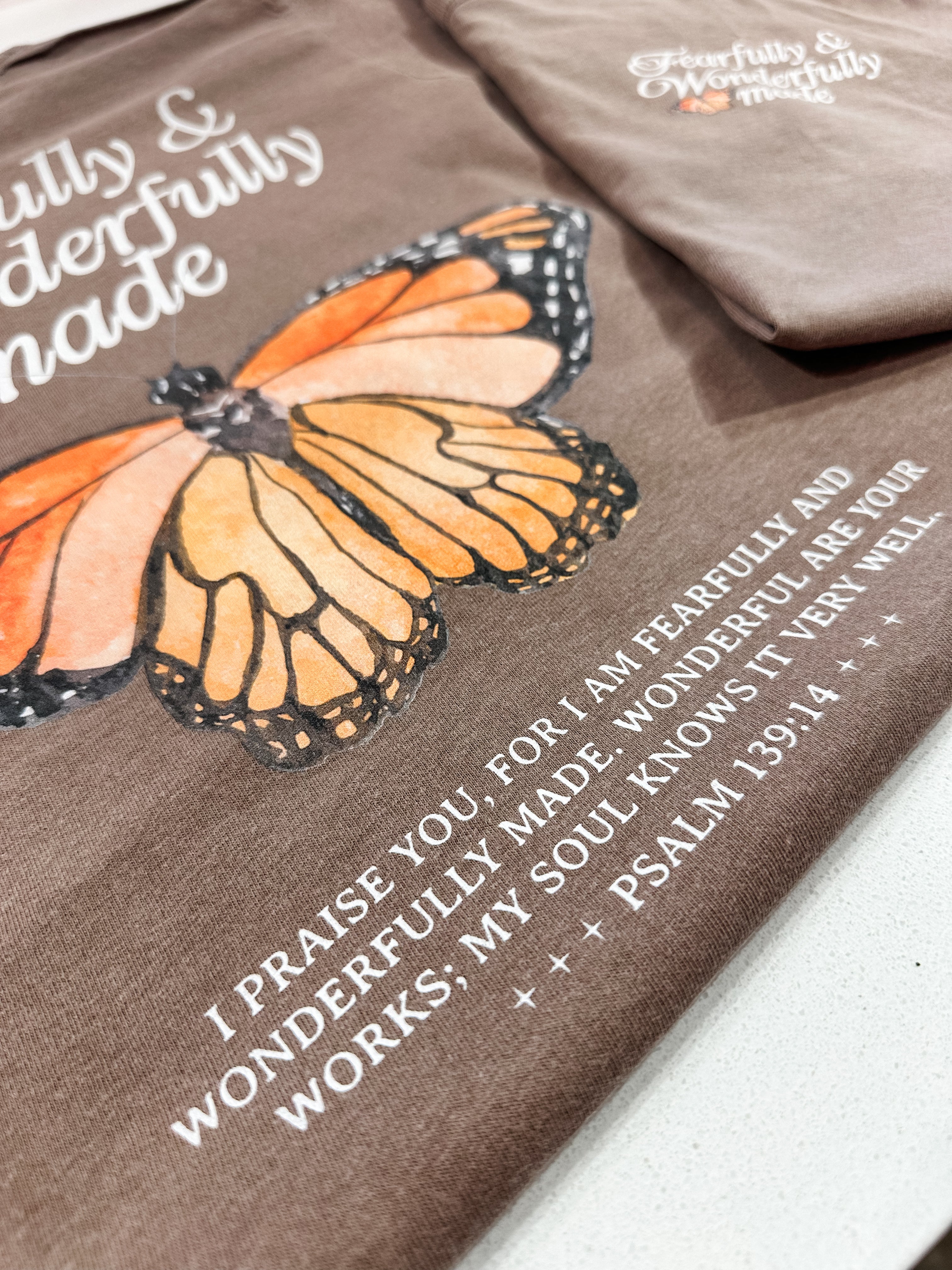 Fearfully + Wonderfully Made | Adult Tee | RTS-Adult Tee-Sister Shirts-Sister Shirts, Cute & Custom Tees for Mama & Littles in Trussville, Alabama.