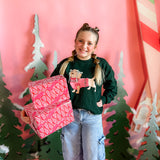 Christmas Dachshund | Youth Crewneck-Sister Shirts-Sister Shirts, Cute & Custom Tees for Mama & Littles in Trussville, Alabama.