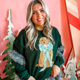 Christmas Doodle | Adult Crewneck-Adult Crewneck-Sister Shirts-Sister Shirts, Cute & Custom Tees for Mama & Littles in Trussville, Alabama.