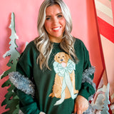 Christmas Doodle | Adult Crewneck-Adult Crewneck-Sister Shirts-Sister Shirts, Cute & Custom Tees for Mama & Littles in Trussville, Alabama.