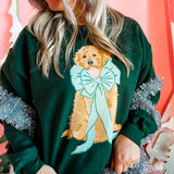 Christmas Doodle | Adult Crewneck-Adult Crewneck-Sister Shirts-Sister Shirts, Cute & Custom Tees for Mama & Littles in Trussville, Alabama.