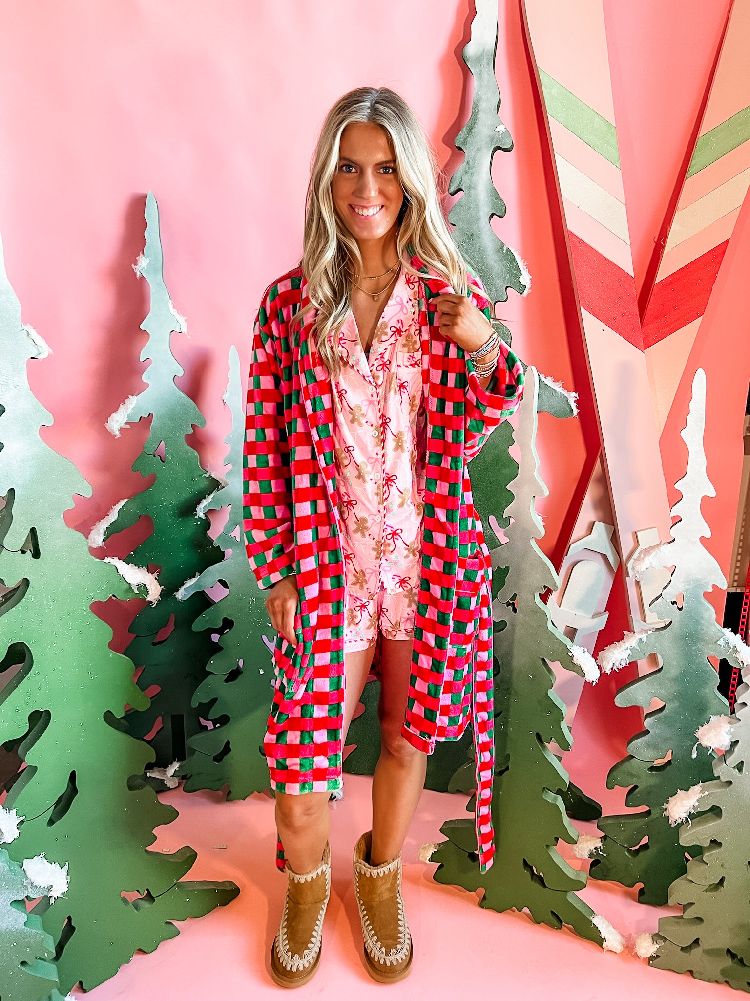 Plaid Perfection Robe-Women - Robes-Shiraleah-Sister Shirts, Cute & Custom Tees for Mama & Littles in Trussville, Alabama.