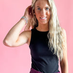 Ribbed Scoop Neck Tank | Black-Womens -Tops - Tanks-zenana-Sister Shirts, Cute & Custom Tees for Mama & Littles in Trussville, Alabama.