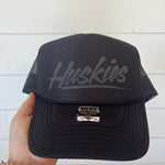 Huskies Throwback Tonal | Youth + Adult Trucker Hat-Women - Accessories - Hats-Sister Shirts-Sister Shirts, Cute & Custom Tees for Mama & Littles in Trussville, Alabama.