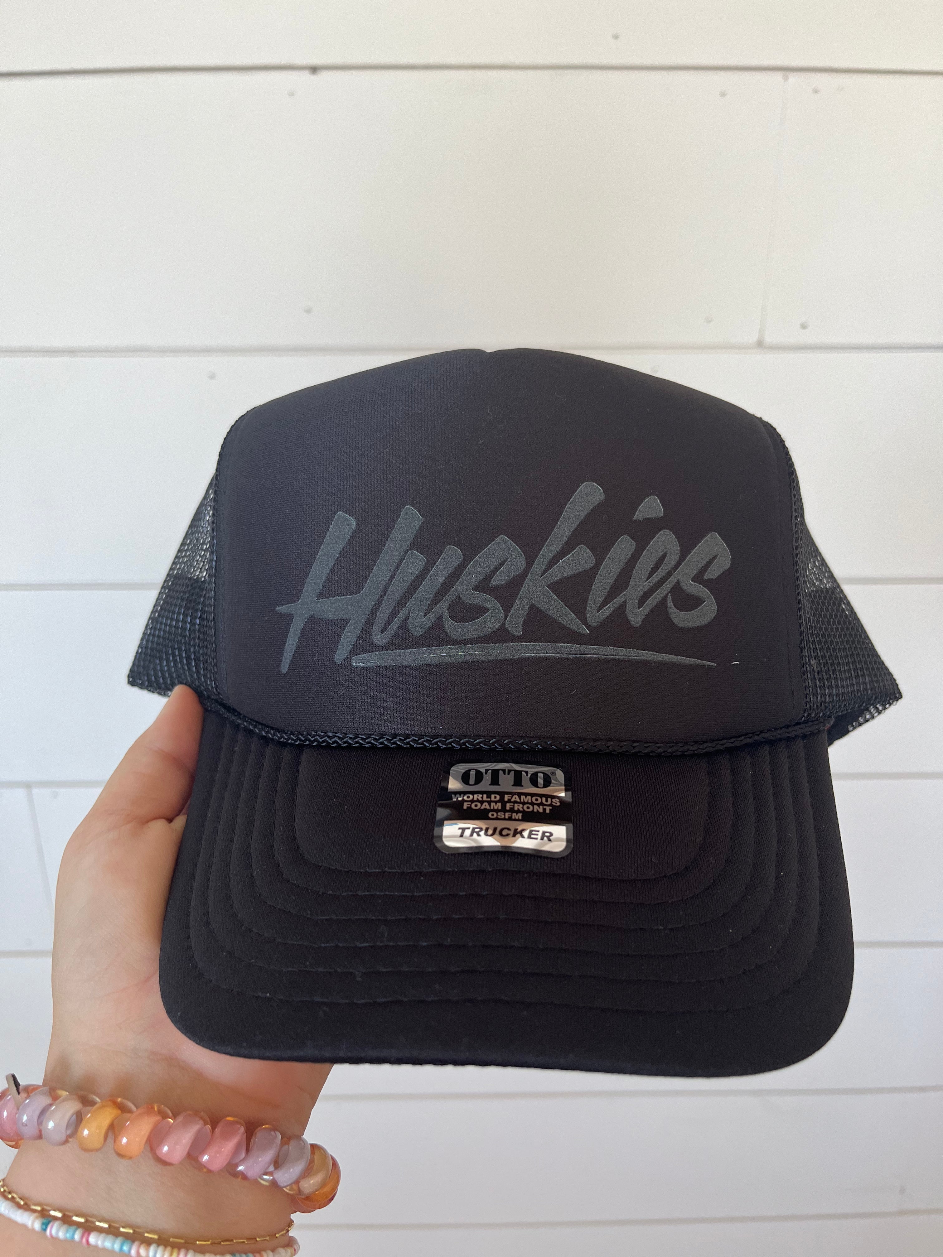 Huskies Throwback Tonal | Youth + Adult Trucker Hat-Women - Accessories - Hats-Sister Shirts-Sister Shirts, Cute & Custom Tees for Mama & Littles in Trussville, Alabama.