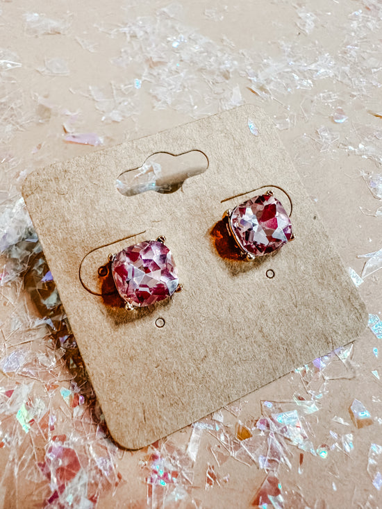 Druzy Stud Earrings-Jewelry-crystal avenue-Sister Shirts, Cute & Custom Tees for Mama & Littles in Trussville, Alabama.