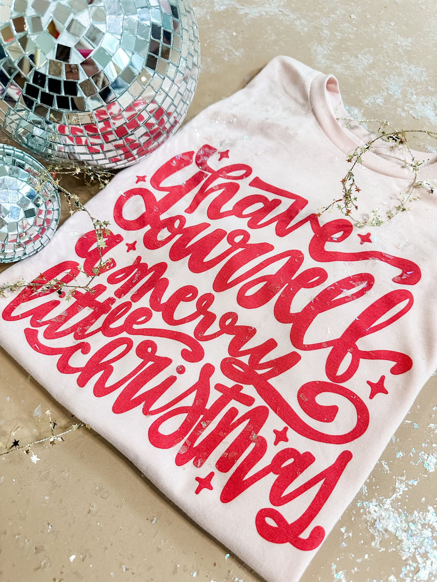 Merry Little Christmas | Youth Tee-Kids Tees-Sister Shirts-Sister Shirts, Cute & Custom Tees for Mama & Littles in Trussville, Alabama.