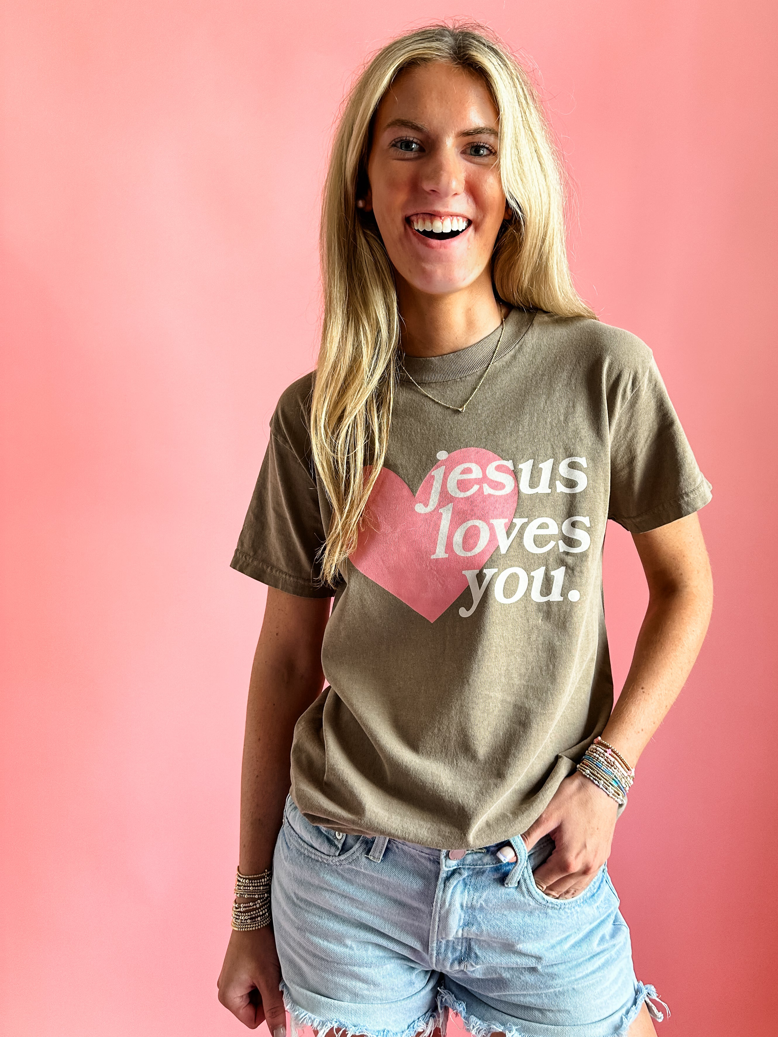 Jesus Loves You | Adult Tee-Womens - Tops - Tees-Sister Shirts-Sister Shirts, Cute & Custom Tees for Mama & Littles in Trussville, Alabama.