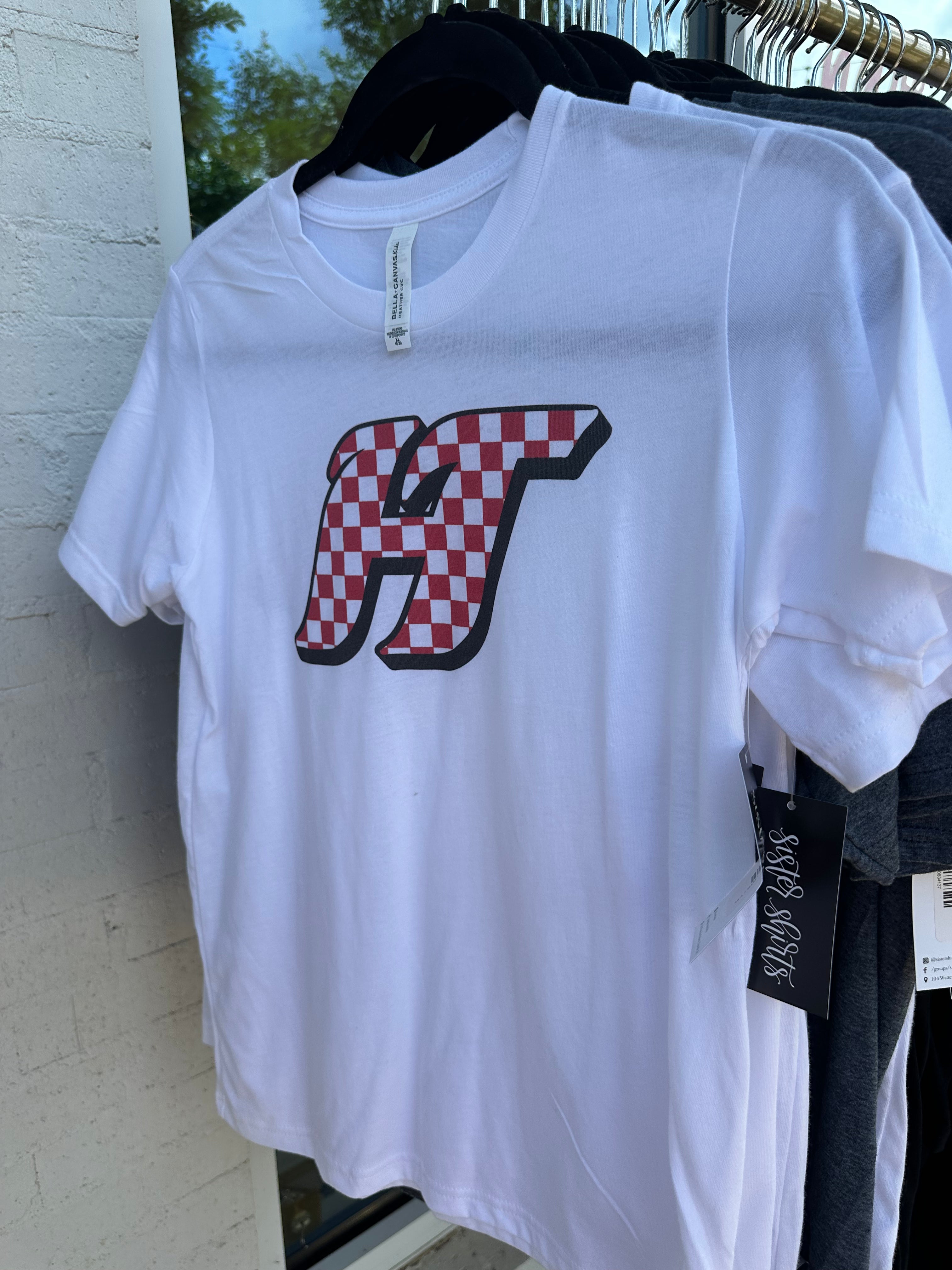 HT Checkered | Kids Tee | RTS-Sister Shirts-Sister Shirts, Cute & Custom Tees for Mama & Littles in Trussville, Alabama.