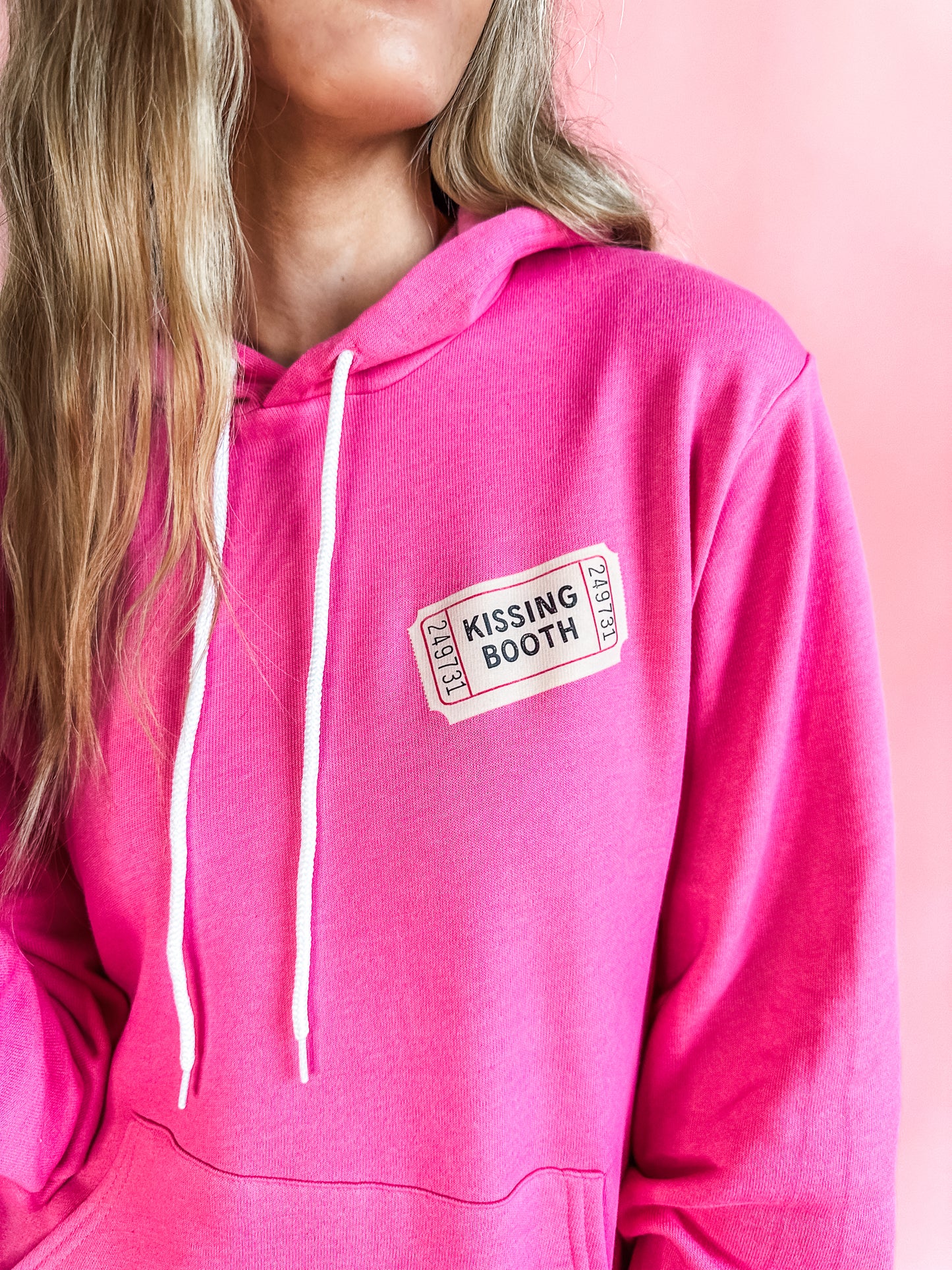 Kissing Booth Ticket | Adult Hoodie | RTS-Adult Hoodie-Sister Shirts-Sister Shirts, Cute & Custom Tees for Mama & Littles in Trussville, Alabama.