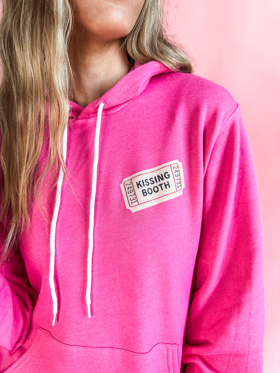 Kissing Booth Ticket | Adult Hoodie-Adult Hoodie-Sister Shirts-Sister Shirts, Cute & Custom Tees for Mama & Littles in Trussville, Alabama.