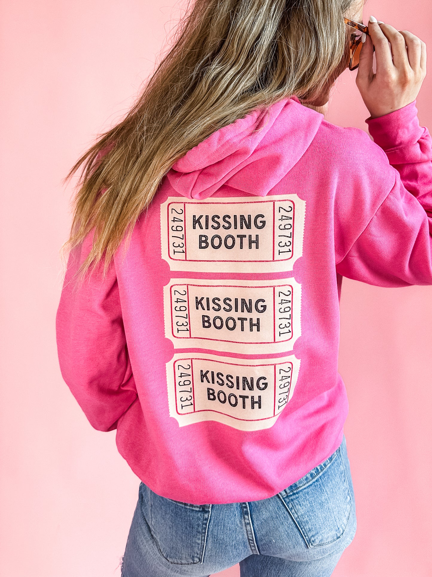 Kissing Booth Ticket | Adult Hoodie | RTS-Adult Hoodie-Sister Shirts-Sister Shirts, Cute & Custom Tees for Mama & Littles in Trussville, Alabama.