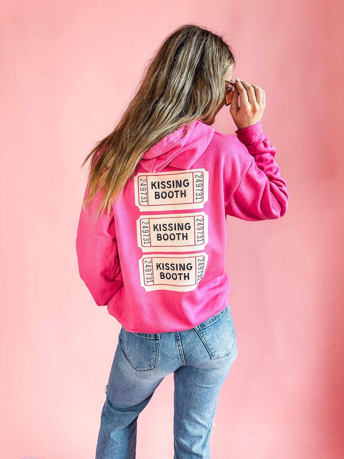 Kissing Booth Ticket | Adult Hoodie | RTS-Adult Hoodie-Sister Shirts-Sister Shirts, Cute & Custom Tees for Mama & Littles in Trussville, Alabama.