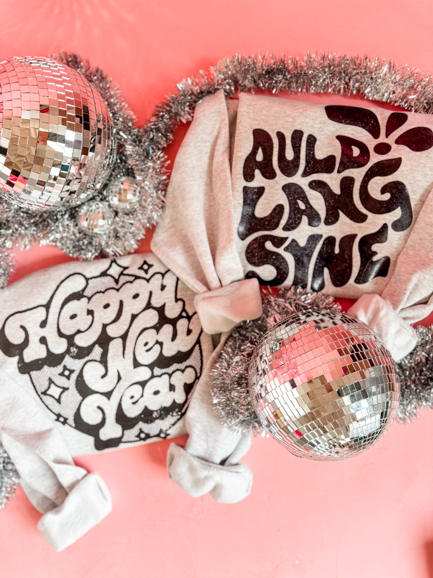 Auld Lang Syne Foil | Crewneck-Sister Shirts-Sister Shirts, Cute & Custom Tees for Mama & Littles in Trussville, Alabama.