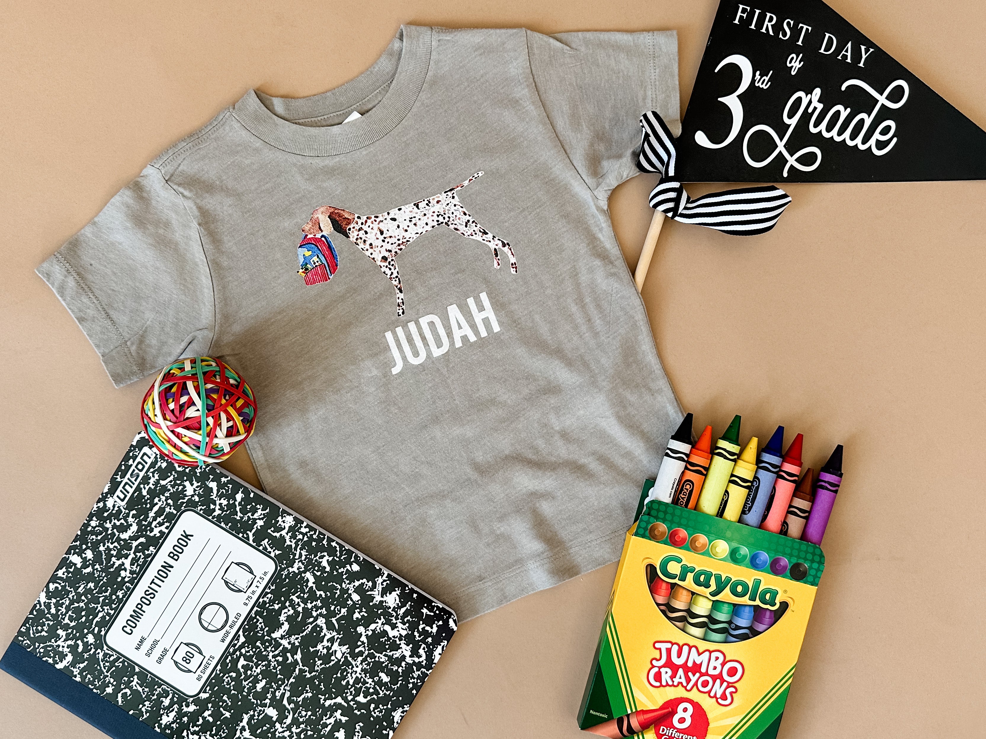 Back to School Pup | Kids Tee-Youth - Tops - Tees-Sister Shirts-Sister Shirts, Cute & Custom Tees for Mama & Littles in Trussville, Alabama.