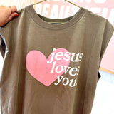 Jesus Loves You l Adult Tank l RTS-Sister Shirts-Sister Shirts, Cute & Custom Tees for Mama & Littles in Trussville, Alabama.