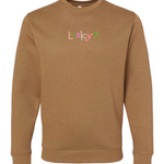 Lucky Minimal | Adult Crewneck | RTS-Adult Crewneck-Sister Shirts-Sister Shirts, Cute & Custom Tees for Mama & Littles in Trussville, Alabama.