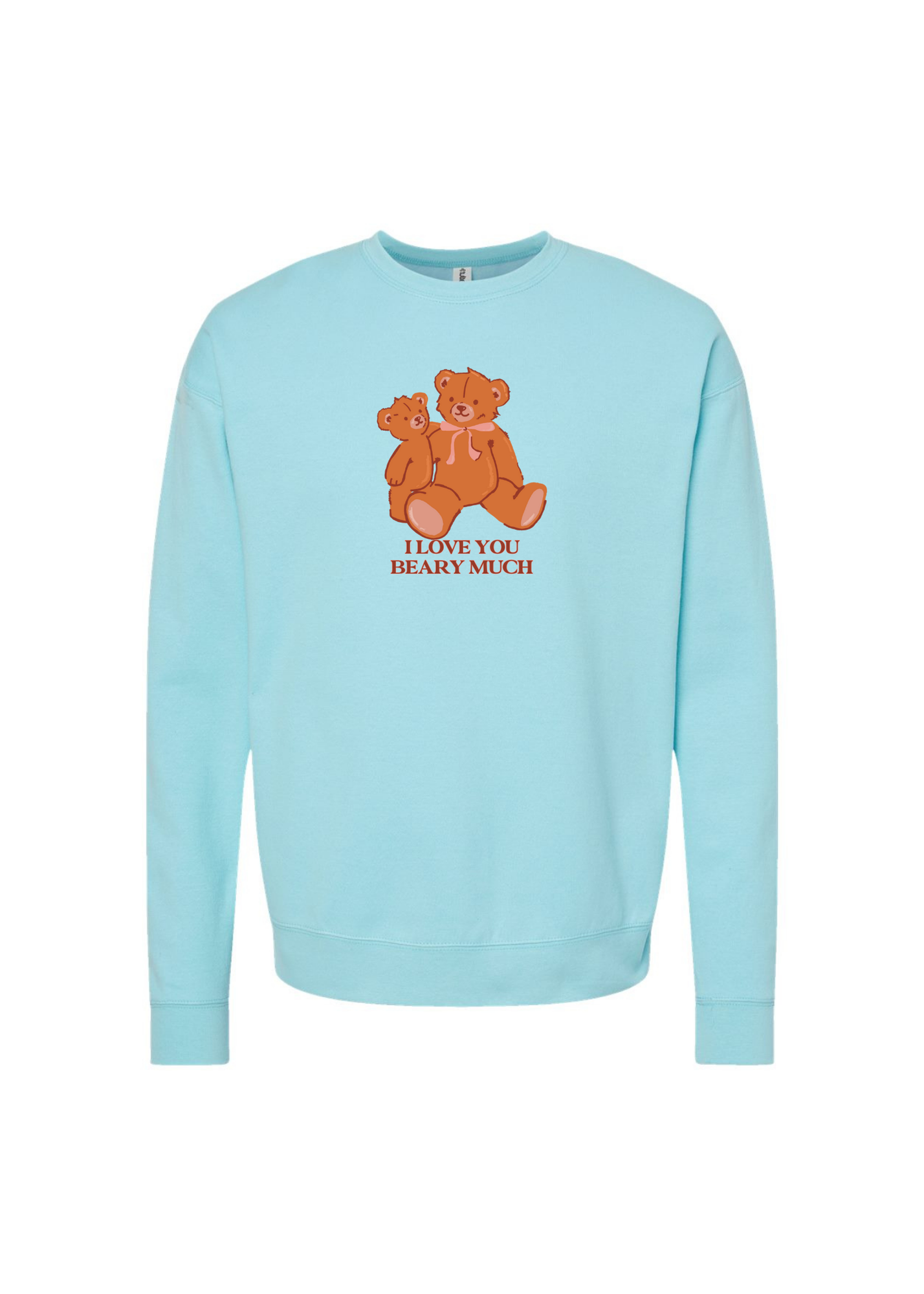 I Love You Beary Much | Kids Crewneck-Youth - Tops - Sweatshirts-Sister Shirts-Sister Shirts, Cute & Custom Tees for Mama & Littles in Trussville, Alabama.
