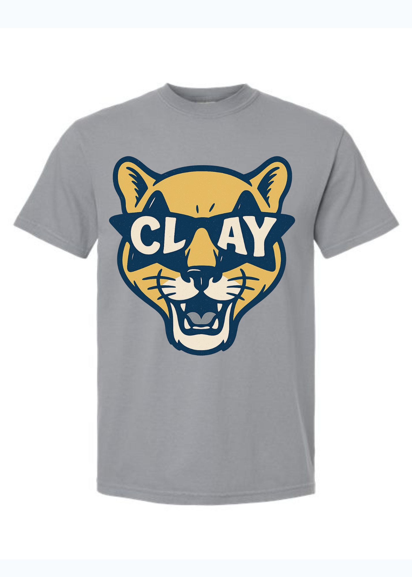 Cougar Glasses | Garment Dyed Adult Tee-Womens - Tops - Tees-Sister Shirts-Sister Shirts, Cute & Custom Tees for Mama & Littles in Trussville, Alabama.