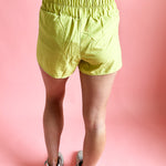 Elastic Waist Active Wear Shorts | Lime-women - bottoms - shorts-Very J-Sister Shirts, Cute & Custom Tees for Mama & Littles in Trussville, Alabama.