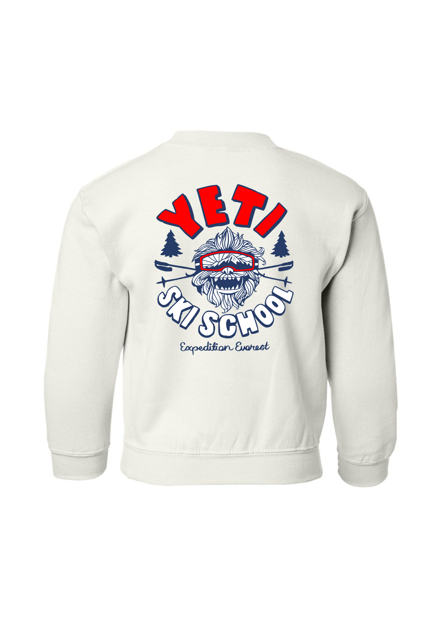 Yeti Ski School | Kids Crewneck