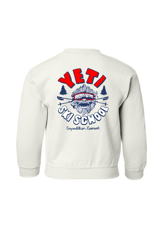 Yeti Ski School | Kids Crewneck