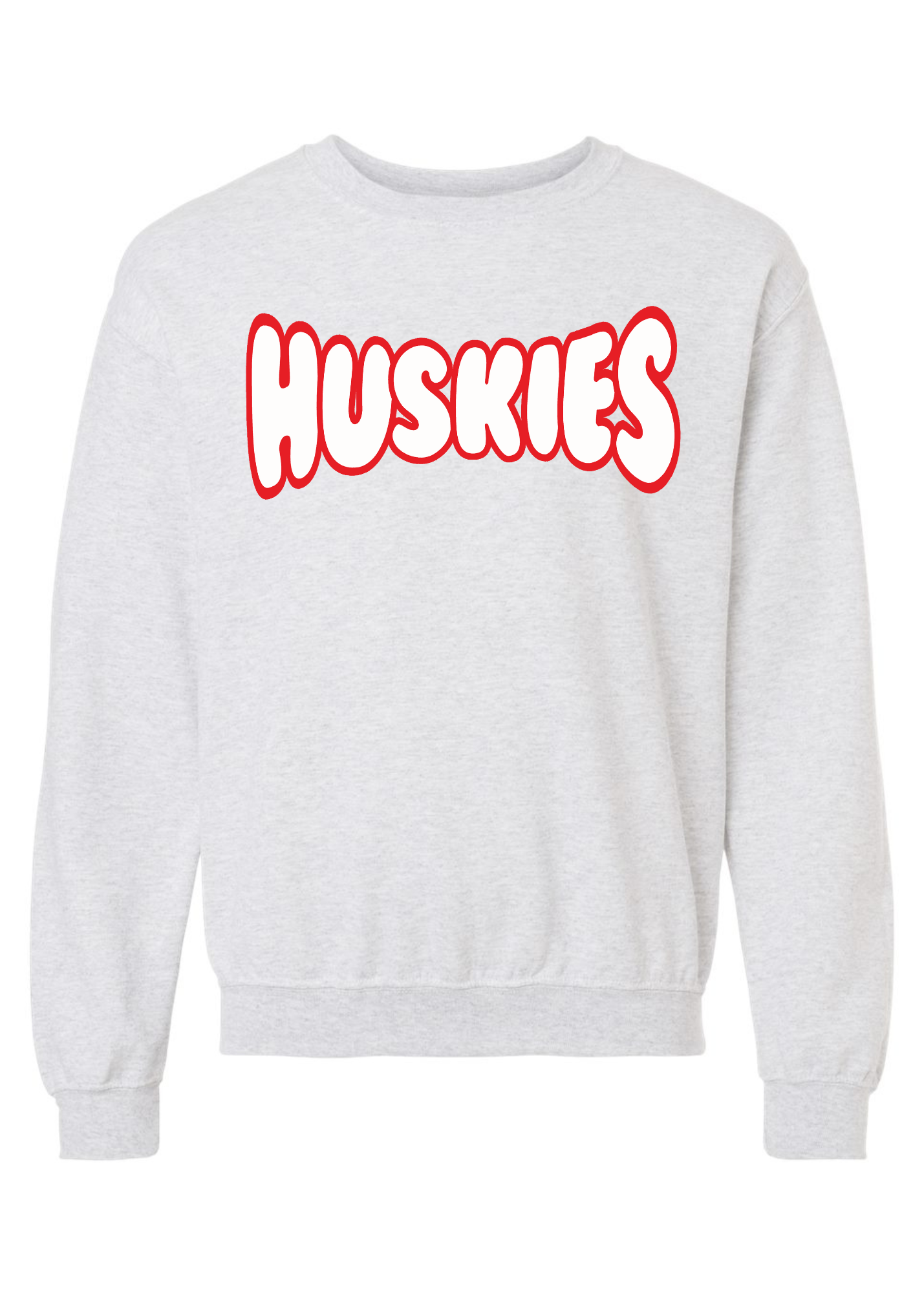 Bubble Huskies | Adult Crewneck-Sister Shirts-Sister Shirts, Cute & Custom Tees for Mama & Littles in Trussville, Alabama.