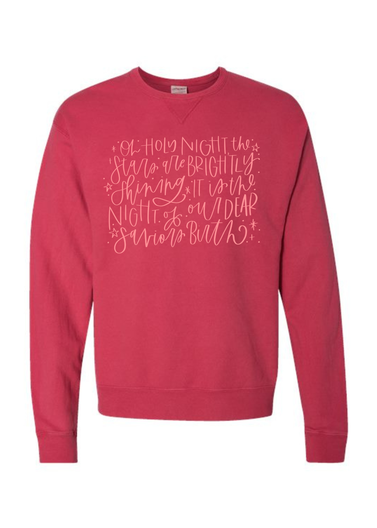 Oh Holy Night | Adult Crewneck | RTS-Women - Tops - Crewnecks-Sister Shirts-Sister Shirts, Cute & Custom Tees for Mama & Littles in Trussville, Alabama.