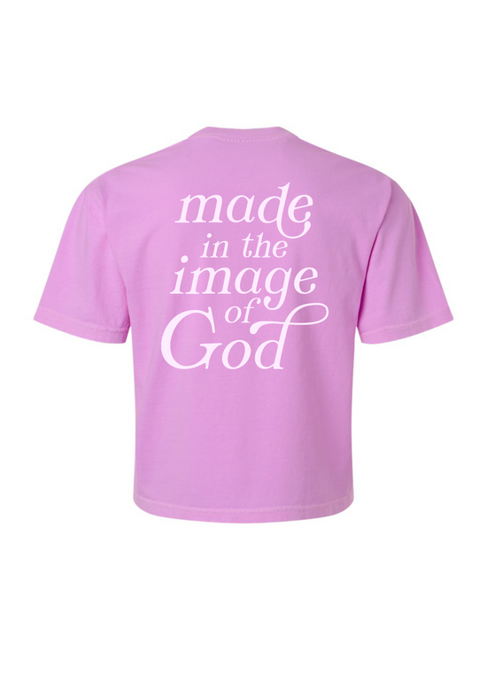 Image of God | Mom Crop | Adult Tee-Sister Shirts-Sister Shirts, Cute & Custom Tees for Mama & Littles in Trussville, Alabama.