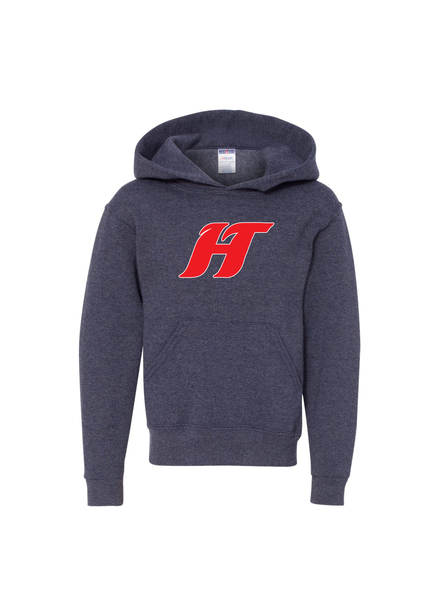 HT Swoosh | Youth Hoodie-Youth - Tops - Sweatshirts-Sister Shirts-Sister Shirts, Cute & Custom Tees for Mama & Littles in Trussville, Alabama.