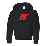 HT Swoosh | Youth Hoodie-Youth - Tops - Sweatshirts-Sister Shirts-Sister Shirts, Cute & Custom Tees for Mama & Littles in Trussville, Alabama.