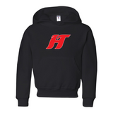 HT Swoosh | Youth Hoodie-Youth - Tops - Sweatshirts-Sister Shirts-Sister Shirts, Cute & Custom Tees for Mama & Littles in Trussville, Alabama.