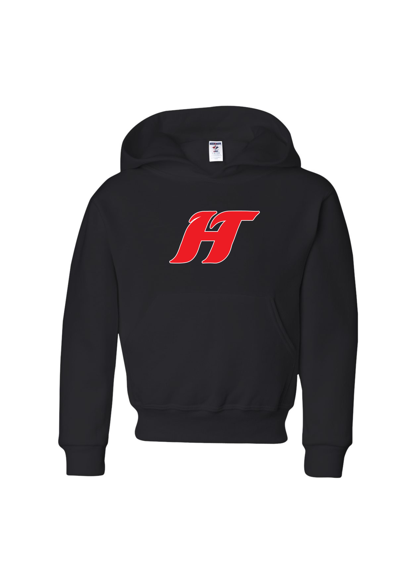 HT Swoosh | Youth Hoodie-Youth - Tops - Sweatshirts-Sister Shirts-Sister Shirts, Cute & Custom Tees for Mama & Littles in Trussville, Alabama.